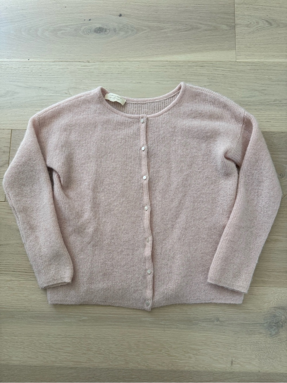 Sezane Gaspard Cardigan Powder Pink XS